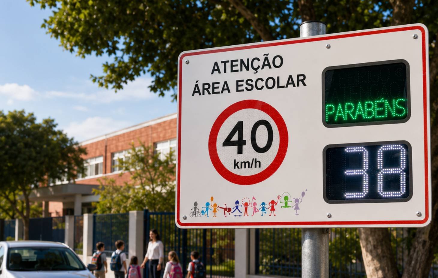 Anjo de Sinalização instalado