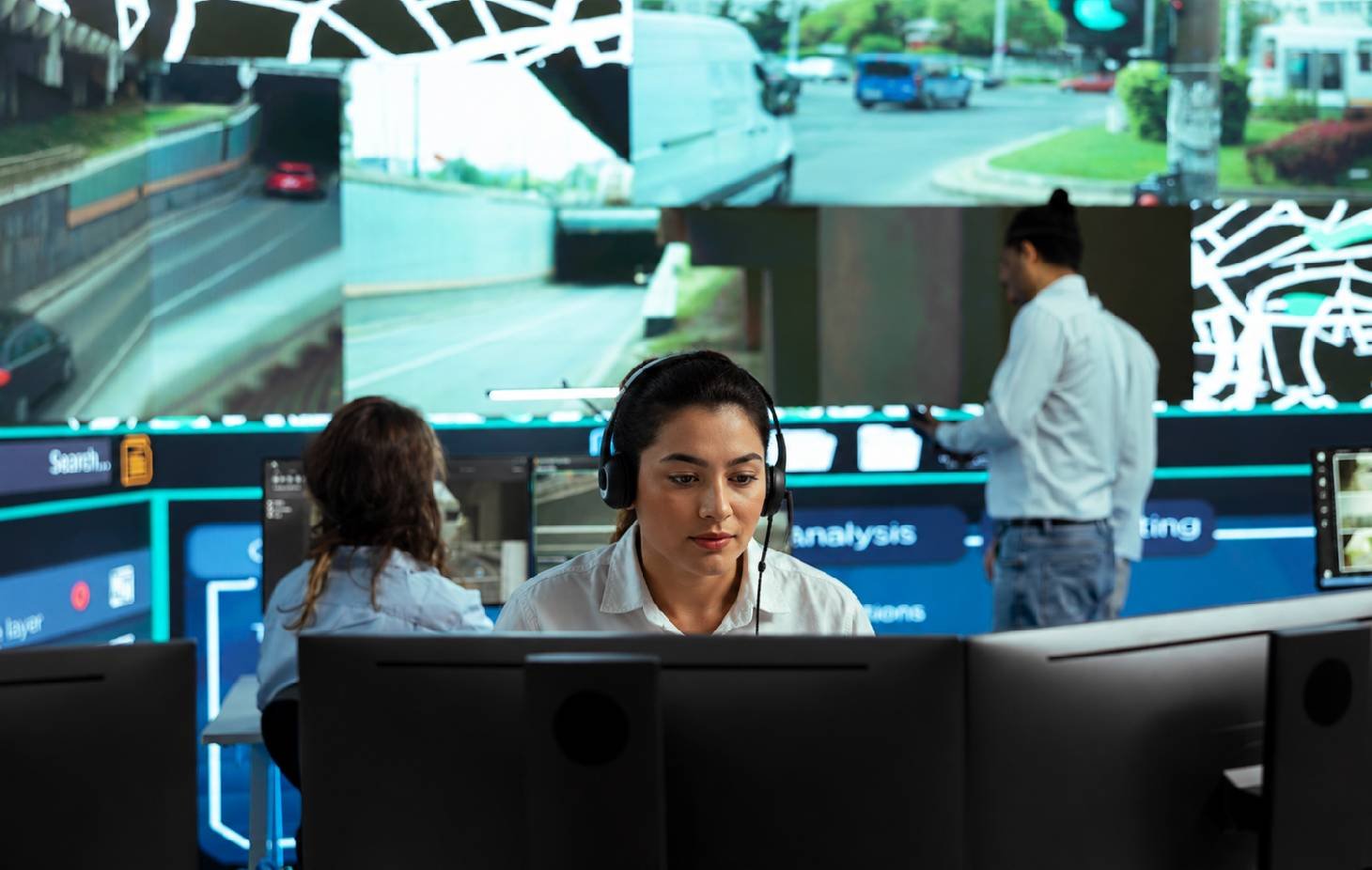 Central de monitoramento da Cerca Digital